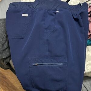 Figs Technical Collection Scrub Pants in Dark Gray